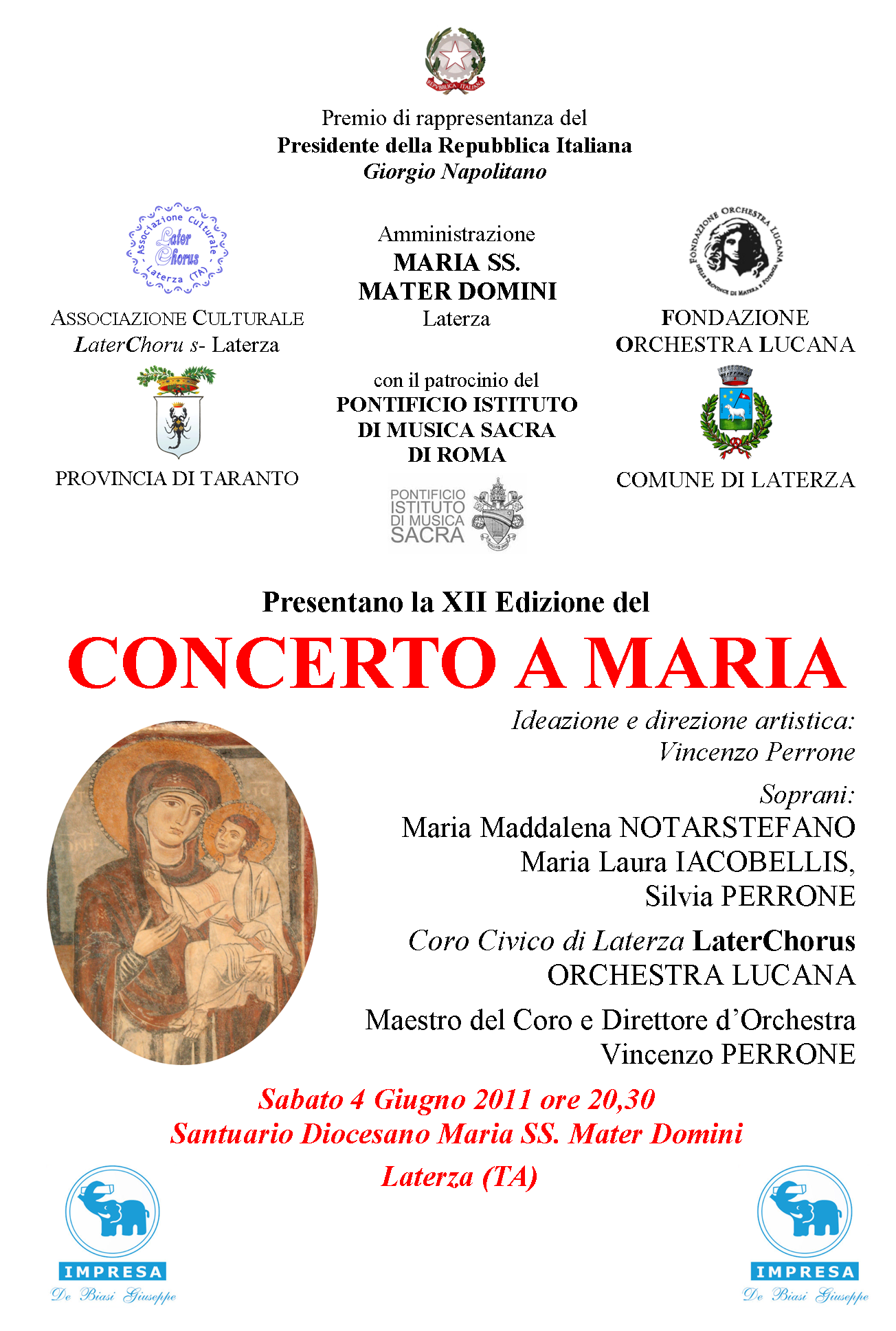 XII Edizione del Concerto a Maria